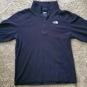 Large North Face Halfzip Jacket - Black